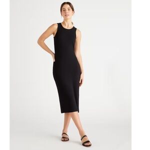 NWT • H&M • Rib Knit Sleeveless Dress in Black
